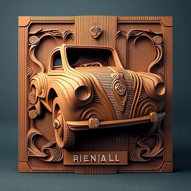 3D model Renault Frgate (STL)